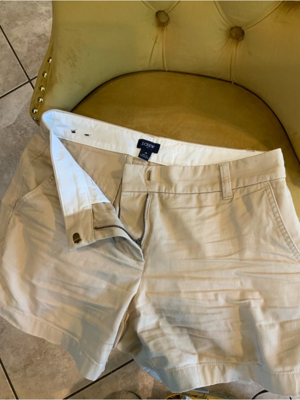 J. Crew Women's Beige Bermuda Shorts NwithoutTags